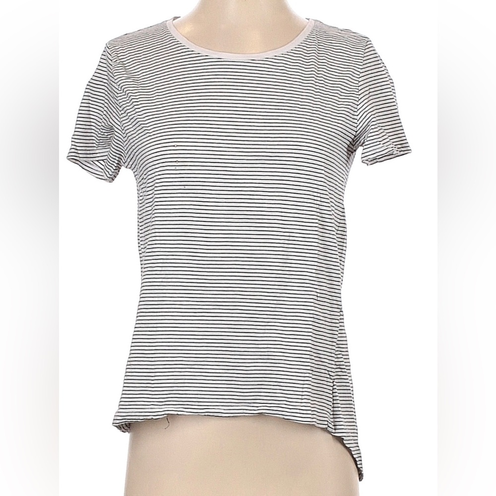 Navy & Crème striped Zara t-shirt—size M
